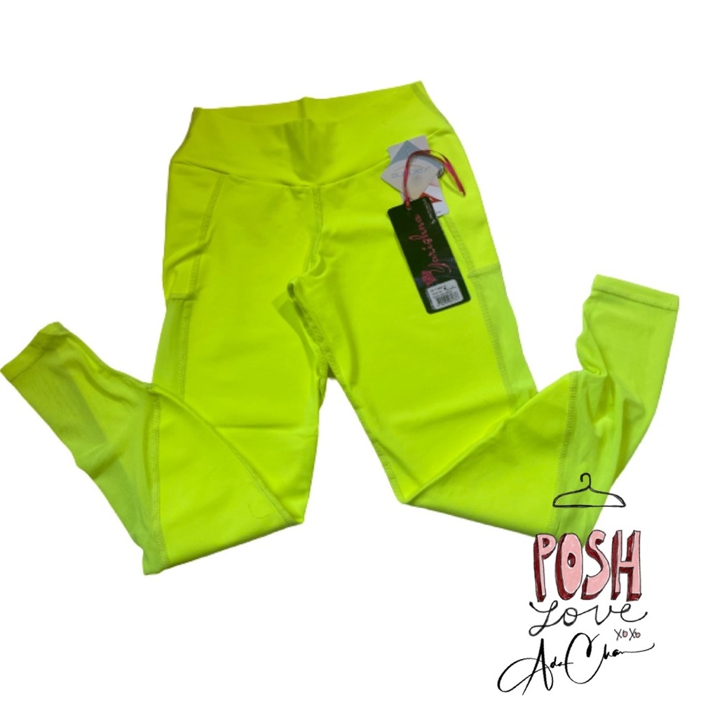 NWT Yarishna by Protokolo ~ neon green Sz M/L - Picture 3 of 8